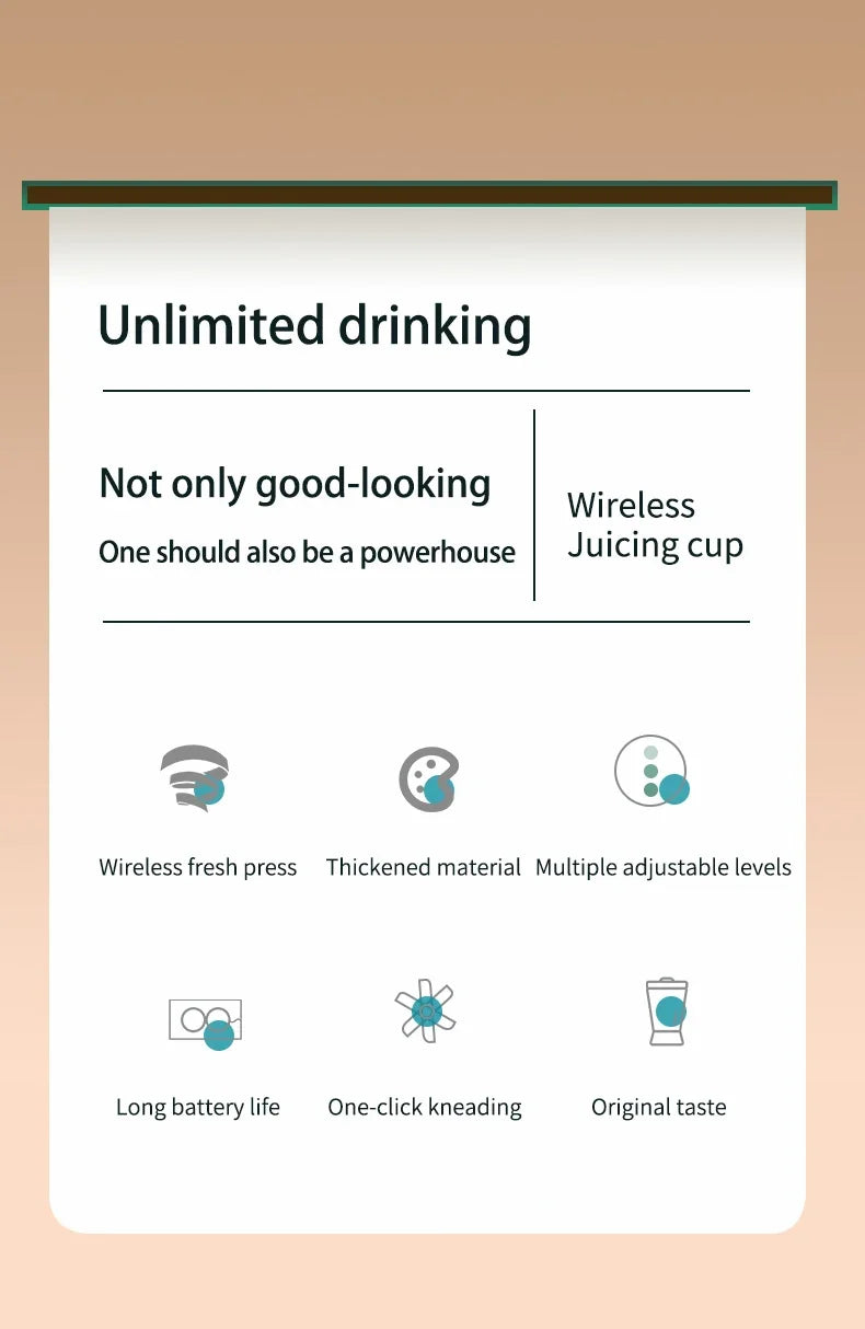 Portable 600ml Citrus Juice Extractor