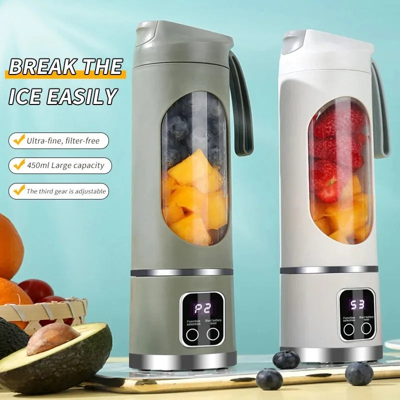 450ml Digital Display Ice-Crush Juicer