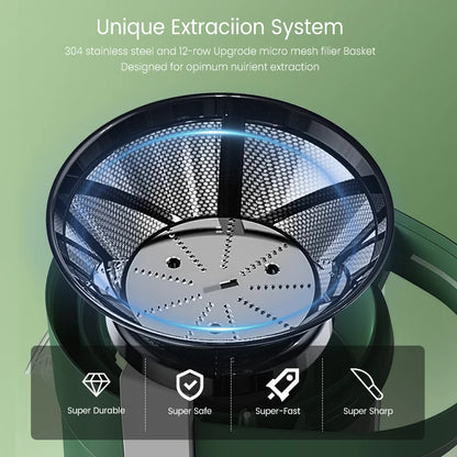 Adjustable Speed Compact Juice Extractor