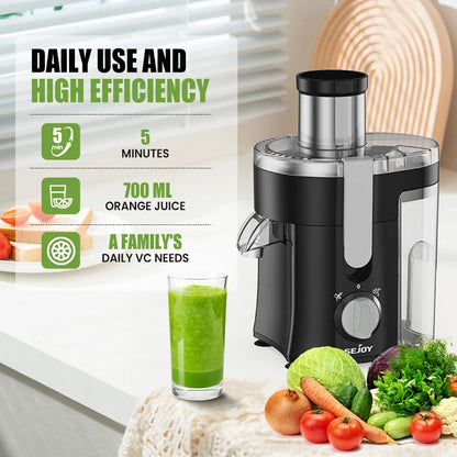 Adjustable Speed Compact Juice Extractor